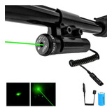 Laser Cano Universal Mira Óptico Rifle Caça Carabina Verde