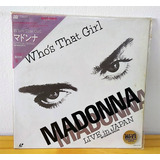 Laser Disc Ld Madonna Who s