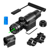 Laser Mira Verde Pistola Rifle Carabina Trilho 22mm Sniper
