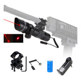 Laser Óptico Mira 2 Acionador Bateria Caça Carabina Rifle 