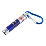 Laser Pointer Vermelho 3 Em 1 Chaveiro Lanterna Gato Brincar