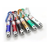 Laser Pointer Vermelho 3 Em 1 Chaveiro Lanterna Gato Brincar