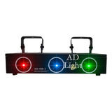 Laser Raios Rgb 3 Saidas 550mw Dmx Áudio Rítmico Bivolt