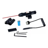 Laser Verm Mira Trilho 11mm E 20mm Cano Universal Caça Rifle