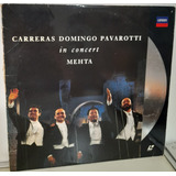 Laserdisc Carreras Domingo Pavarotti In Concer Mehta