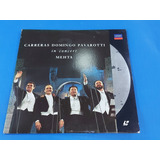 Laserdisc ld Carreras Domingo Pavarotti Mehta In Concert