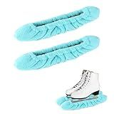 Lasuroa Capas De Lâmina De Skate No Gelo Protetores De Patins De Hóquei Capas De Patins Protetores De Lâmina De Skate Acessórios De Patinação No Gelo Para Patins De Hóquei Patinação No Gelo Azul