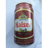 Lata Antiga Cerveja Kaiser Bock 350 Ml Cheia Xk