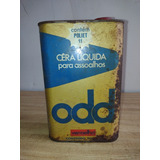 Lata Antiga De Cera
