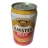 Lata Antiga De Coleção Cheia Amstel Beer Lager