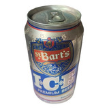 Lata Antiga De Coleção Cheia St Bart s Ice Premium