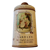 Lata Antiga Vazia Talco Yardley Old English Lavender Coleção