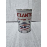 Lata Atlantic De Óleo Antiga