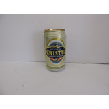 Lata Cerveja Antiga Cristal Lacrado Meio