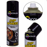 Lata De Spray Tinta Envelopamento Dip Wheel Na Cor Grafite