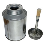 Lata Metalica Vazia Bocal Com Rosca E Pincel 250ml