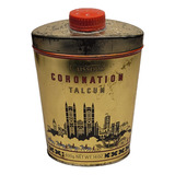 Lata Talco Antiga Cussons Coleção Importada Vintage Velha