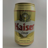 Lata Vazia Antiga Cerveja Kaiser