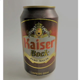 Lata Vazia Antiga Cerveja Kaiser Bock Ano 2001