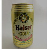 Lata Vazia Antiga Cerveja Kaiser Gold Ano 1997