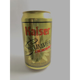 Lata Vazia Antiga Cerveja Kaiser Summer Draft Ano 1998