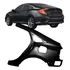 Lateral Traseira Para Honda Civic 2017 2018 2019 2020 2021