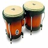 Latin Percussion Aspire Wood Bongos Sunburst