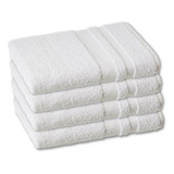 Laune Haus Kit 4 Toalhas De Banho Gigante Gramatura 500 G m Cor Branca
