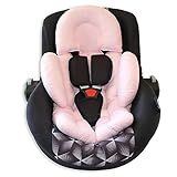 Laura Baby Colchonete Para Bebê Conforto E Carrinho - Poá Rosa- 4-69 Cm X 14-36 Cm- Médio- Rosa