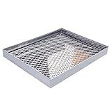 LAURINDOS Escorredor Fritura Aço Inox Bandeja 39x31cm Pastel Salgados