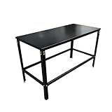 LAURINDOS Mesa Industrial 94x57x80 Serviço Bancada Multiuso Reforçada