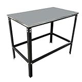 LAURINDOS Mesa Industrial 94x57x80 Serviço Suporte Multiuso Reforçada