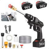 Lava Jato Portátil Alta Pressão Recarregavel Kit 2 Baterias