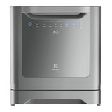 Lava louças Electrolux 8 Serviços Inox Compacta 110v 127v Com Programa Eco Le08s