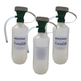 Lava Olhos Portátil Ducha Oftálmica 500ml Kit C 3 Unid