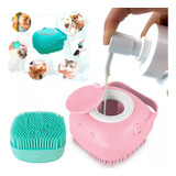 Lava Pelo Pet Escova Banho Cachorro Gato Dispenser Shampoo