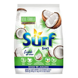 Lava Roupas Em Pó Surf 5 Em 1 Coco Pacote 800g Sabão Em Pó