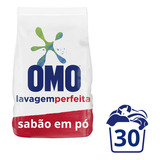 Lava roupas Pó Omo Lavagem Perfeita Pacote 2 4kg