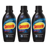 Lava Roupas Pretas Semorin Sabão Detergente Líquido Kit 3