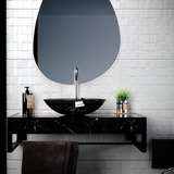 Lavabo Esparta 71 2cm X 28 0cm X 43 0cm Nero Fd