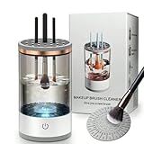 Lavador De Pincel Maquiagem Automático Limpeza Rápida Limpador Elétrico Eficiente Pincéis De Maquiagem Ideal Para Todos Os Tipos De Pincéis