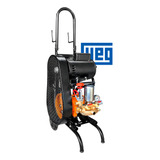 Lavadora De Alta Pressão Bortoloto Eletro Bomba 22l 2cv Carrinho 15 Metros Preto E Laranja De 2cv Com 580bar De Pressão Máxima 127 220v