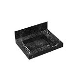 Lavatório Em Porcelanato Para Banheiro 60cm Slim Com Cuba Esculpida