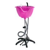 Lavatório Portátil Para Cabeleira Pink Santa Clara 4450