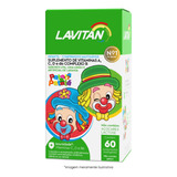 Lavitan Kids Mastigavel Vitamina Infantil Com 60cp