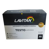 Lavitan Testo 30 Comp Auxilia Na Produção De Testosterona