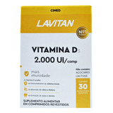 Lavitan Vitamina D 2000ui 30cp Cimed Sem Sabor without Flavor