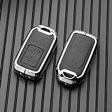 LAVIYE Couro Car Remote Key Fob Cover Case Holder  Para Honda CRV CR V Fit Civic Accord HR V HRV City Odyssey XR V Acessórios Chaveiro