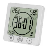 Lcd Banheiro Relogio De