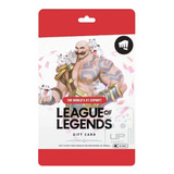 League Of Legends Cartão 1255 Rp